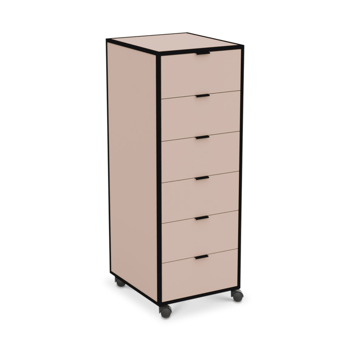 SEVEN Cassettiera SEVEN Cassettiera 364185600038 Dimensioni L: 46.0 cm x P: 52.0 cm x A: 126.0 cm Colore Rosa N. figura 1