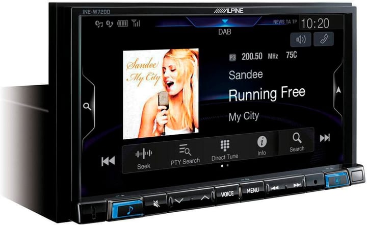 Alpine Autoradio INE-W720D 2 DIN Autoradio