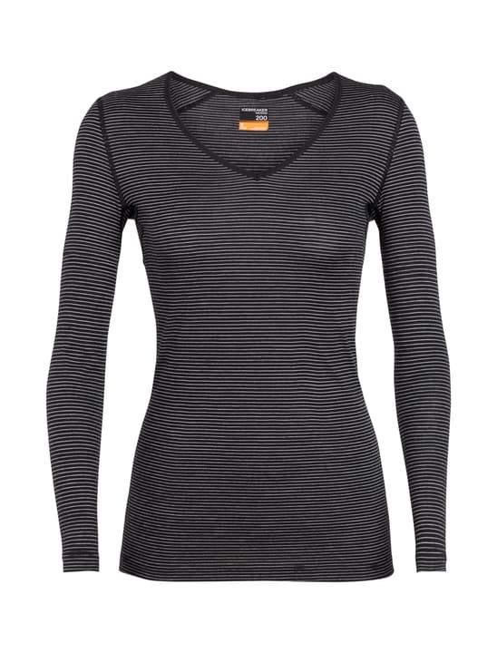 Icebreaker Oasis V 200 Damen-Langarmshirt Oasis V 200 Damen-Langarmshirt Icebreaker 477079900620 Farbe schwarz Grösse XL Bild-Nr. 1