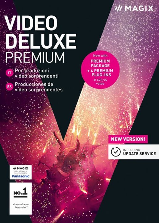 Magix PC - Video deluxe 2018 Premium (I) PC - Video deluxe 2018 Premium (I) Magix 785300129426 N. figura 1