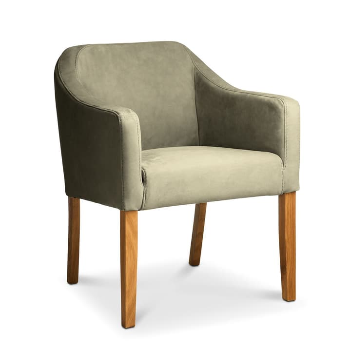 LUCAS Chaise Nubuck LUCAS Chaise Nubuck 366008827507 Dimensions L: 62.0 cm x P: 63.0 cm x H: 79.0 cm Couleur Olive Photo no. 1