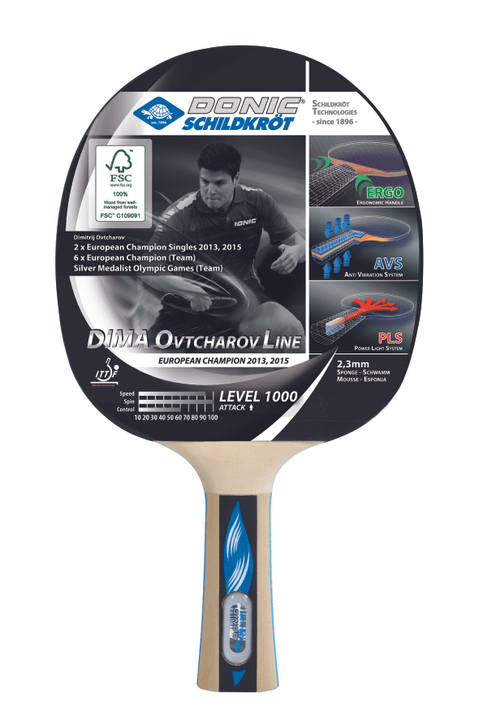 Schildkröt Dima Ovtcharov 1000 FSC Tischtennis- Racket Dima Ovtcharov 1000 FSC Tischtennis- Racket Schildkröt 491639000000 Photo no. 1