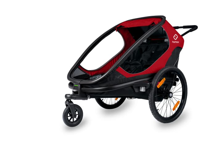 Image of Hamax Outback '2 in 1' Veloanhänger dunkelrot bei Migros SportXX