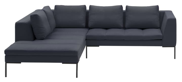 BADER Ecksofa BADER Ecksofa 405686450583 Grösse B: 255.0 cm x T: 230.0 cm x H: 80.0 cm Farbe Dunkelgrau Bild Nr. 1
