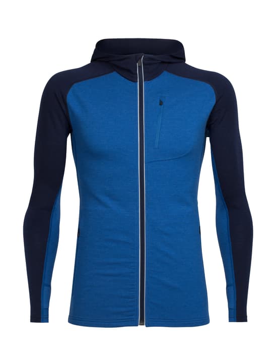 Icebreaker Quantum Hood Veste en polaire pour homme Quantum Hood Veste en polaire pour homme Icebreaker 462784000540 Couleur bleu m Taille L Photo no. 1