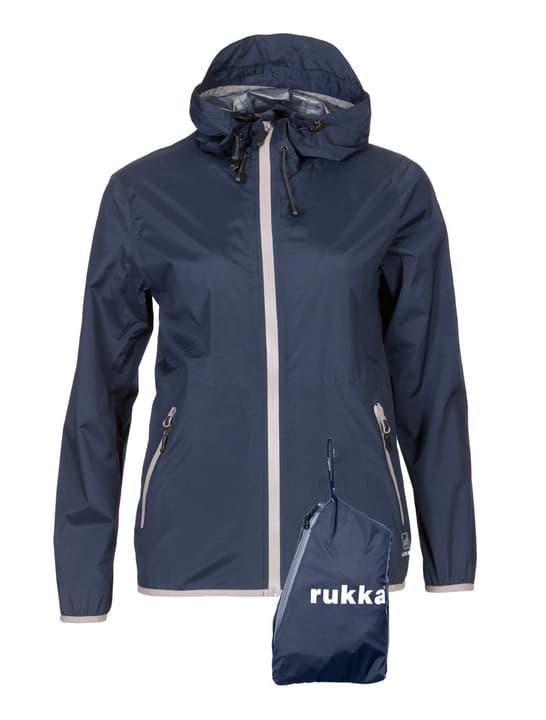 Image of Rukka Shelter Damen-Regenjacke dunkelblau