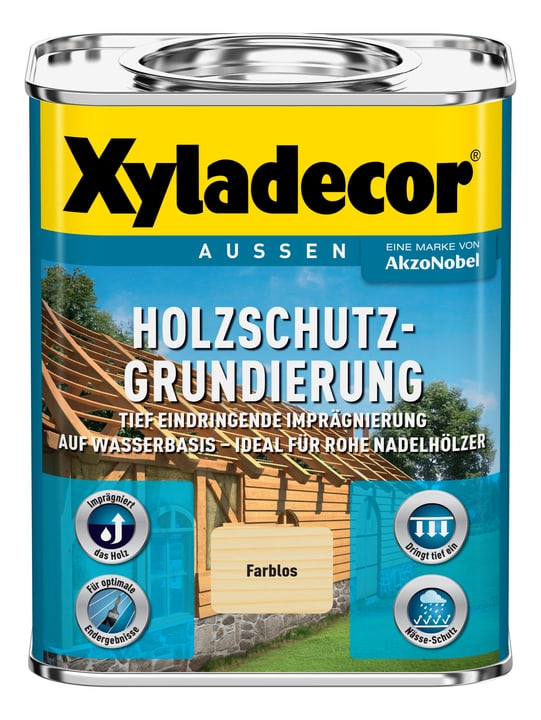 Image of XYLADECOR Holzschutzgrundierung, Wasserlöslich 750 ml Grundierung