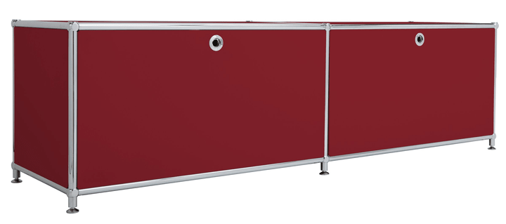 FLEXCUBE Lowboard FLEXCUBE Lowboard 401808800030 Grösse B: 152.0 cm x T: 40.0 cm x H: 43.0 cm Farbe Rot Bild Nr. 1