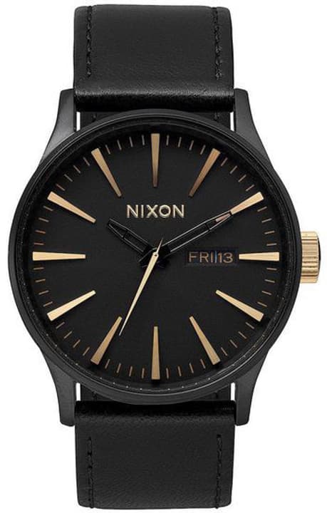 Nixon Sentry Leather Matte Black Gold 42 mm Orologio da polso Sentry Leather Matte Black Gold 42 mm Orologio da polso Nixon 785300136954 N. figura 1