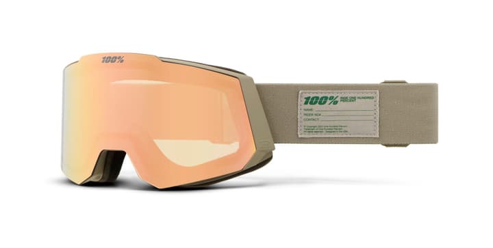 Image of 100% Snowcraft Hiper Skibrille / Snowboardbrille khaki