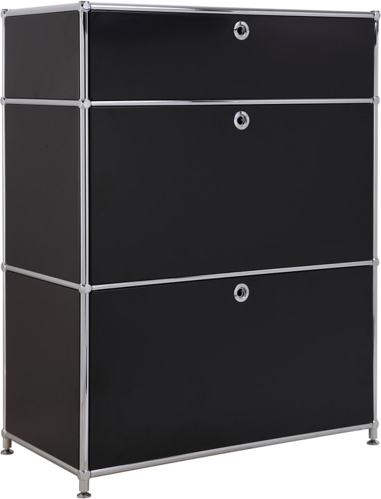 FLEXCUBE Sideboard FLEXCUBE Sideboard 401814710220 Grösse B: 77.5 cm x T: 40.0 cm x H: 100.0 cm Farbe Schwarz Bild Nr. 1