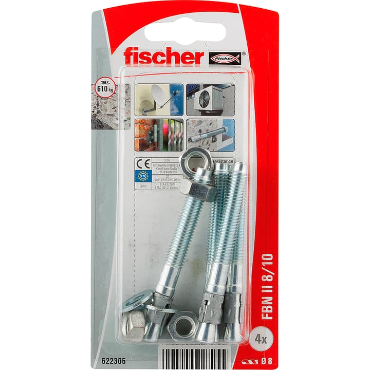 Image of fischer Bolzenanker FBN II M8/10 bei Do it + Garden von Migros