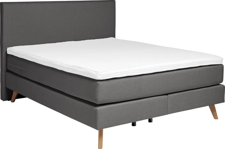 HASENA PRONTO Boxspringbett PRONTO Boxspringbett HASENA 403544500000 Grösse B: 160.0 cm x T: 200.0 cm Farbe Anthrazit Bild Nr. 1