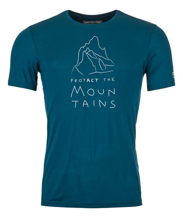 Image of Ortovox 150 Cool MTN Protector TS Trekkingshirt dunkelblau