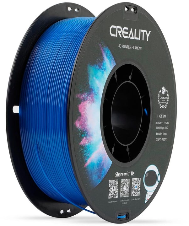 Image of Creality Filament TPU, Blau, 1.75 mm, 1 kg 3D Drucker