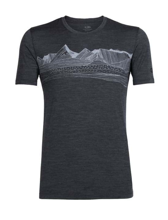 Icebreaker Tech Lite Crewe Pyrenees T-shirt à manches courtes pour homme Tech Lite Crewe Pyrenees T-shirt à manches courtes pour homme Icebreaker 477072600586 Couleur antracite Taille L Photo no. 1