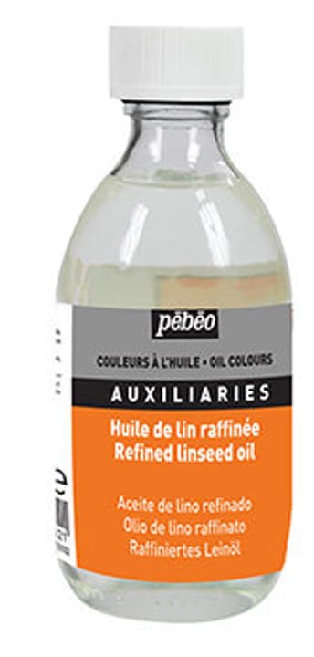 Pebeo Huile de lin raffinée Huiles + Cires pour le bois