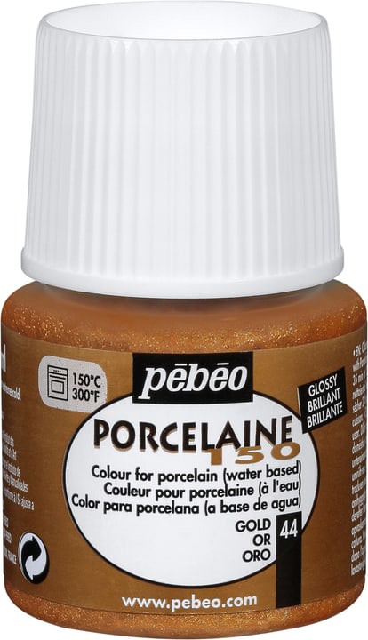 Pebeo Pébéo Porcelaine 150 gold 44 Pébéo Porcelaine 150 gold 44 Pebeo 663506802444 Colore Oro N. figura 1