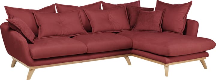 AMSEL Ecksofa AMSEL Ecksofa 405735150030 Farbe Rot Grösse B: 275.0 cm x T: 180.0 cm x H: 67.0 cm Bild Nr. 1