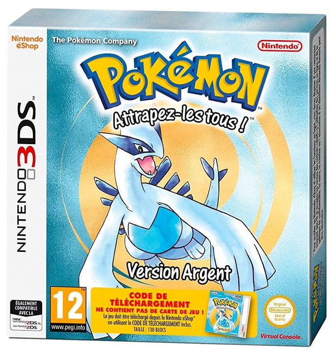 3DS - Pokémon Argent (Code de Téléchargement) 3DS - Pokémon Argent (Code de Téléchargement) 785300129617 N. figura 1