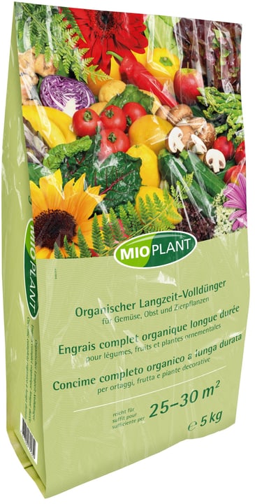 Image of Mioplant Organischer Langzeit-Volldünger, 5 kg Feststoffdünger bei Do it + Garden von Migros