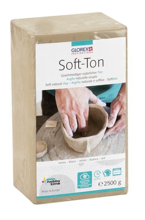 Image of Glorex Hobby Time Soft-Ton weiss 2500g Softton