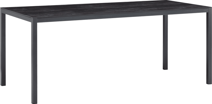 Image of LOCARNO, 160 cm, Gestell Anthrazit, Platte Keramik Gartentisch