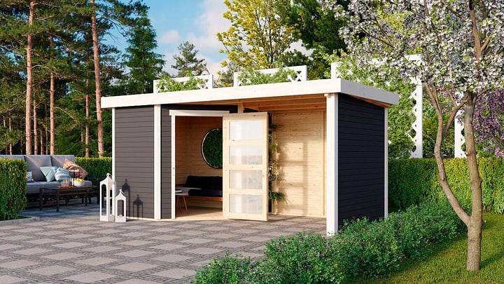 Karibu Abri de jardin Schwandorf 3 Set, 19 mm Cabane de jardin