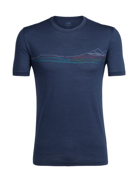 Icebreaker Spector Waterline T-shirt à manches courtes pour homme Spector Waterline T-shirt à manches courtes pour homme Icebreaker 477075700443 Couleur bleu marine Taille M Photo no. 1