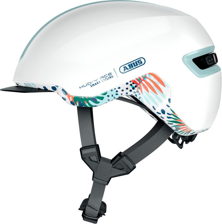 Image of Abus Hud-Y Velohelm weiss
