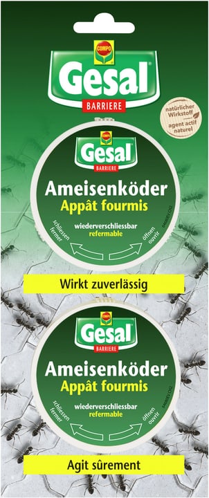 Compo Gesal Ameisenköder BARRIERE, 2 Stk. Ameisenbekämpfung