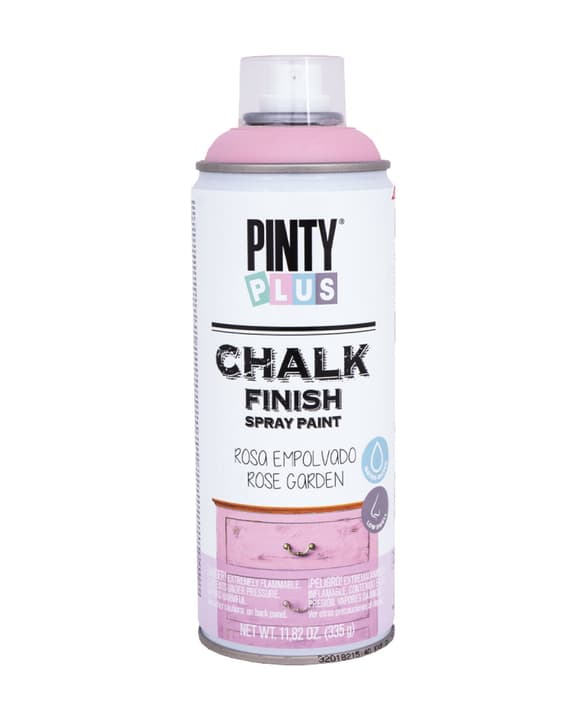 Image of I AM CREATIVE Chalk Paint Spray, Kreidespray mit samtiger Optik für Chabby Chic- und Vintage Dekoprojekte, Rosen White, 400 ml = 2 m2, 1 Sprühdose Chalky Farbe