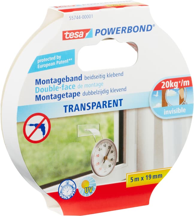 Image of Tesa Montageband transparent Montagekleber bei Do it + Garden von Migros