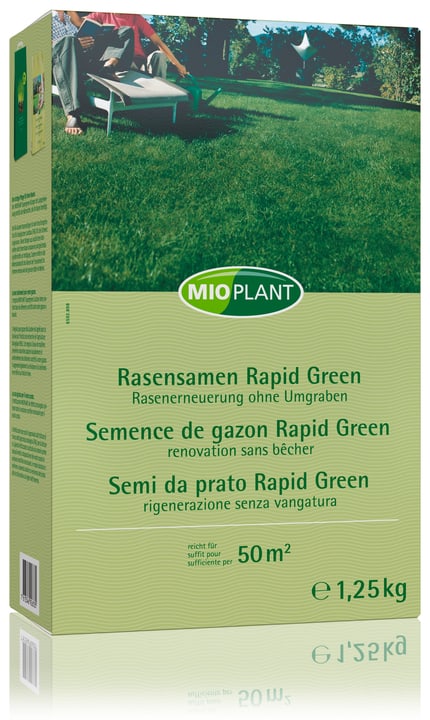 Image of Mioplant Rasensamen Rapid Green, 50 m2 bei Do it + Garden von Migros