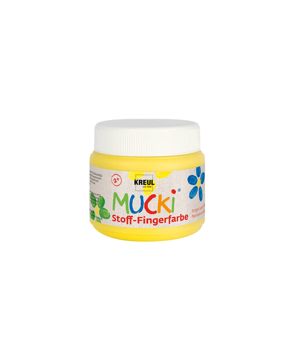 Image of I AM CREATIVE MUCKI Stoff-Fingerfarbe Gelb 150 ml Fingerfarbe