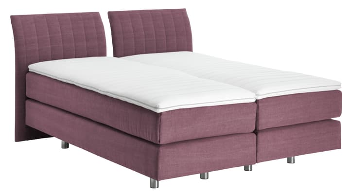 NAVIER Boxspringbett NAVIER Boxspringbett 403484500000 Farbe Rosa Grösse B: 160.0 cm x T: 200.0 cm Bild Nr. 1