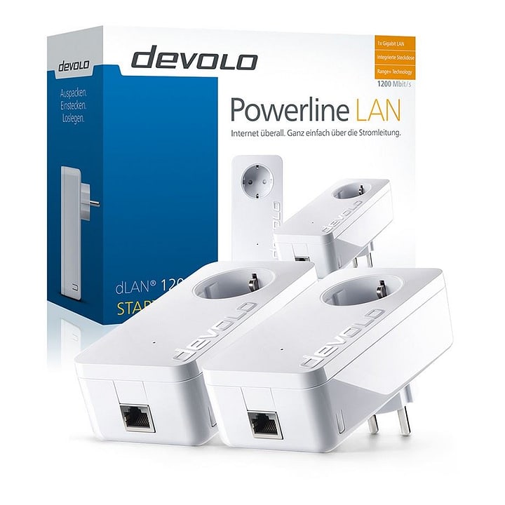 devolo dLAN 1200+ Powerline Starter Kit Starter Kit dLAN 1200+ Powerline Starter Kit Starter Kit devolo 79792970000014 Bild Nr. 1