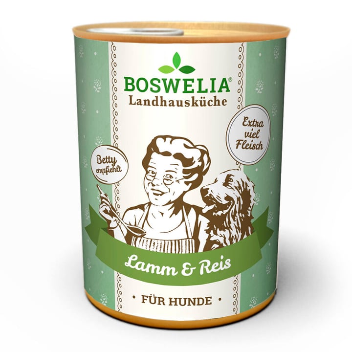 Image of Boswelia Landhausküche Hund Lamm & Reis, 0.8 kg Nassfutter