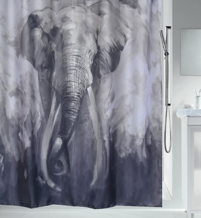 Image of spirella Elephant Grey Duschvorhang bei Do it + Garden von Migros