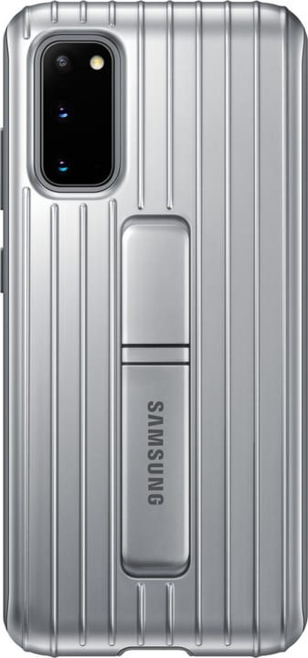 Samsung Protective Standing Back-Cover silver Coque Protective Standing Back-Cover silver Coque Samsung 785300151145 Photo no. 1