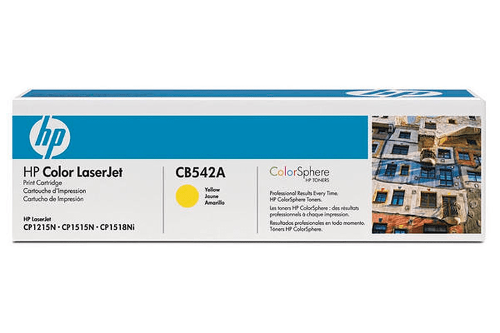 HP CB542A Toner-Modul yellow CB542A Toner-Modul yellow HP 797505400000 Photo no. 1