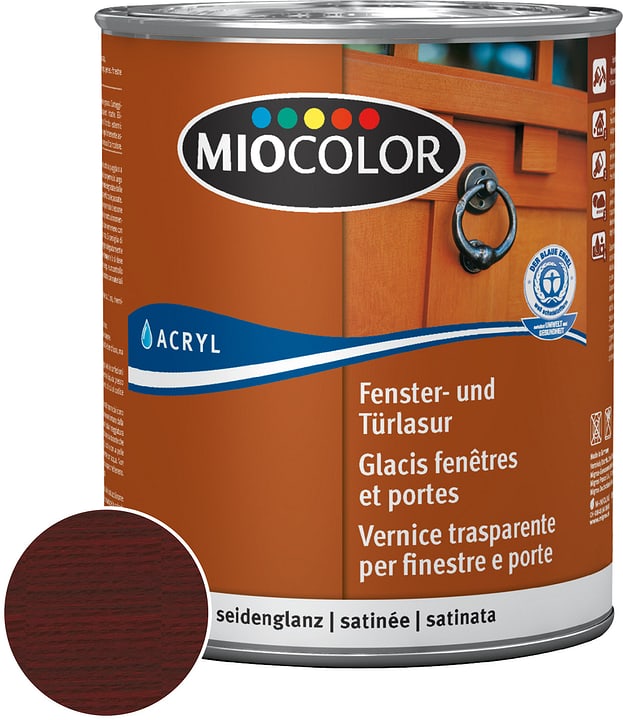 Image of Miocolor Fenster- und Türlasur Palisander 750 ml bei Do it + Garden von Migros