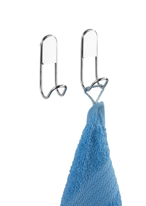 WENKO CROCHET MURAL CLASSIC LOT DE 2 PIÈCES CHROMÉ CROCHET MURAL CLASSIC LOT DE 2 PIÈCES CHROMÉ WENKO 675288400000 Photo no. 1