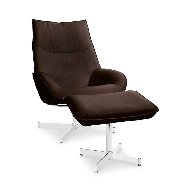 DAHLIA fauteuil et repose-pieds DAHLIA fauteuil et repose-pieds 360010347402 Dimensions L: 73.0 cm x P: 87.0 cm x H: 104.0 cm Couleur Brun foncé Photo no. 1