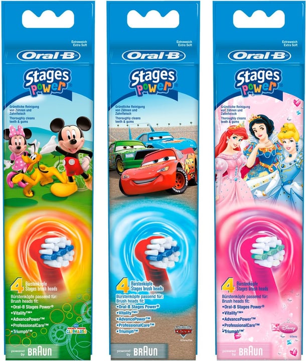 Oral-B Stages Power 4er Brosses de rechange Stages Power 4er Brosses de rechange Oral-B 717926700000 Photo no. 1