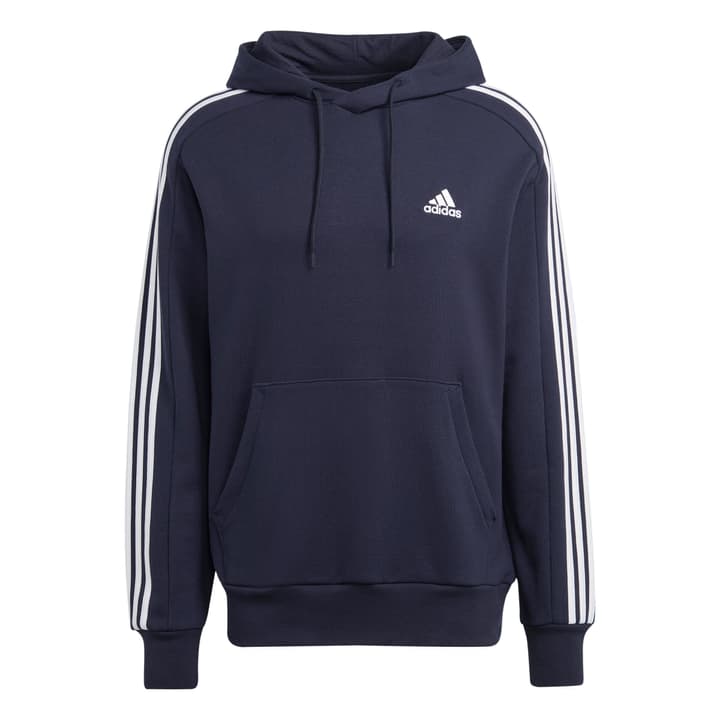 Image of Adidas Essentials French Terry 3S Fitnesshoodie dunkelblau