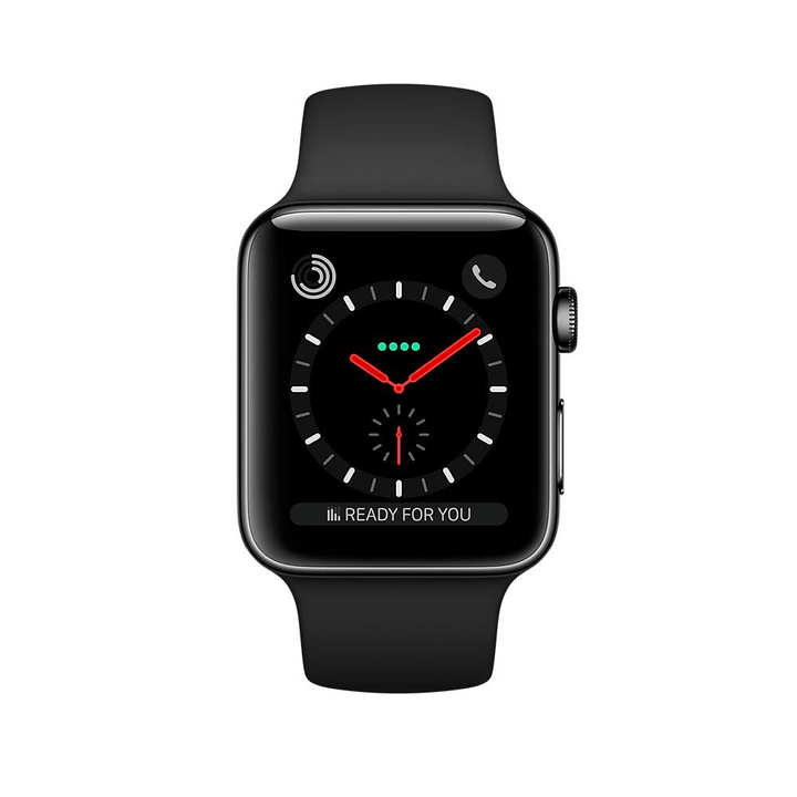 Apple Watch Series 3 GPS/LTE 42mm space black/stainless black/black Watch Series 3 GPS/LTE 42mm space black/stainless black/black Apple 785300129993 Photo no. 1