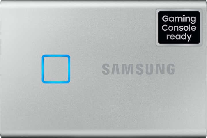 Samsung SSD T7 Touch portable 500GB argent Disque Dur Externe SSD SSD T7 Touch portable 500GB argent Disque Dur Externe SSD Samsung 785300150216 Photo no. 1
