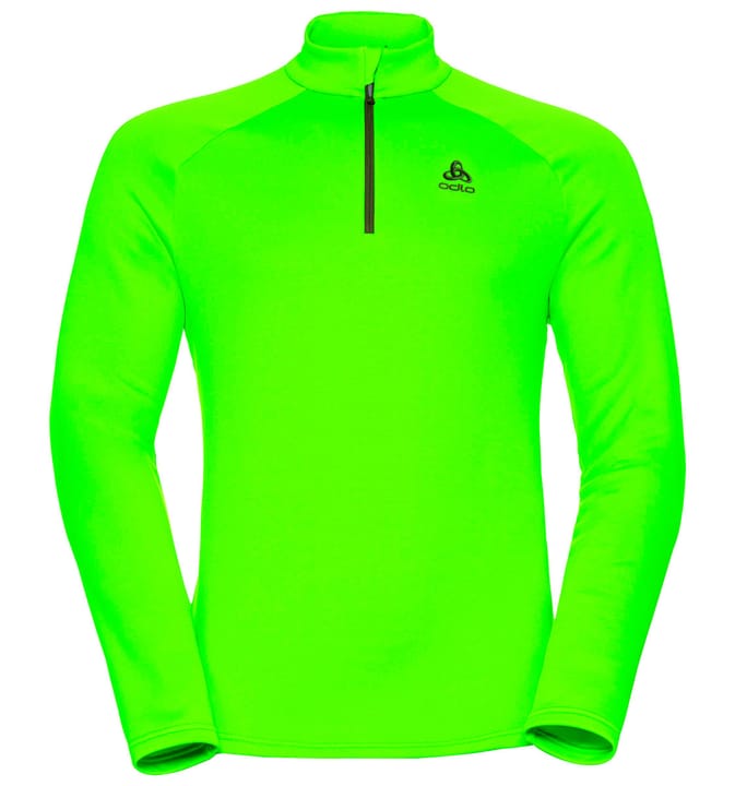 Odlo Snowbird Maglia a maniche lunghe da uomo con 1/2 cerniera Snowbird Maglia a maniche lunghe da uomo con 1/2 cerniera Odlo 477072000355 Colore giallo neon Taglie S N. figura 1