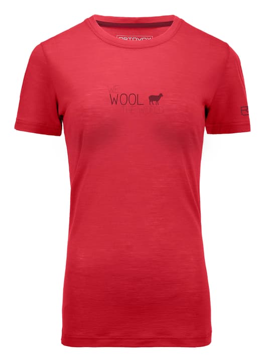 Ortovox Cool World T-shirt à manches courtes pour femme Cool World T-shirt à manches courtes pour femme Ortovox 462782500657 Couleur corail Taille XL Photo no. 1